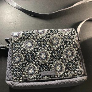 Iconic Turnabout Crossbody in Charcoal Medallion